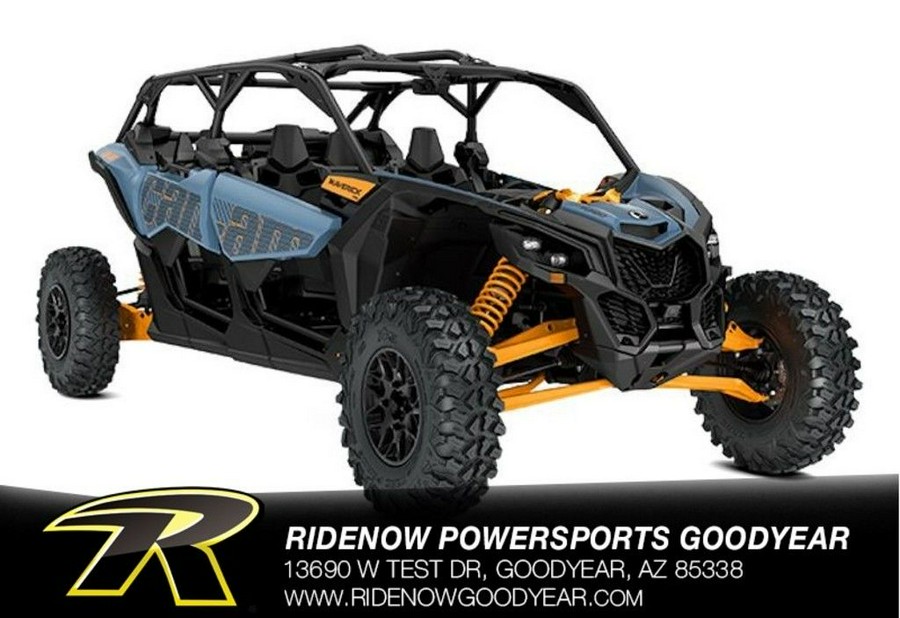 2026 Can-Am® Maverick X3 MAX RS Turbo Scandi Blue & Orange Crush