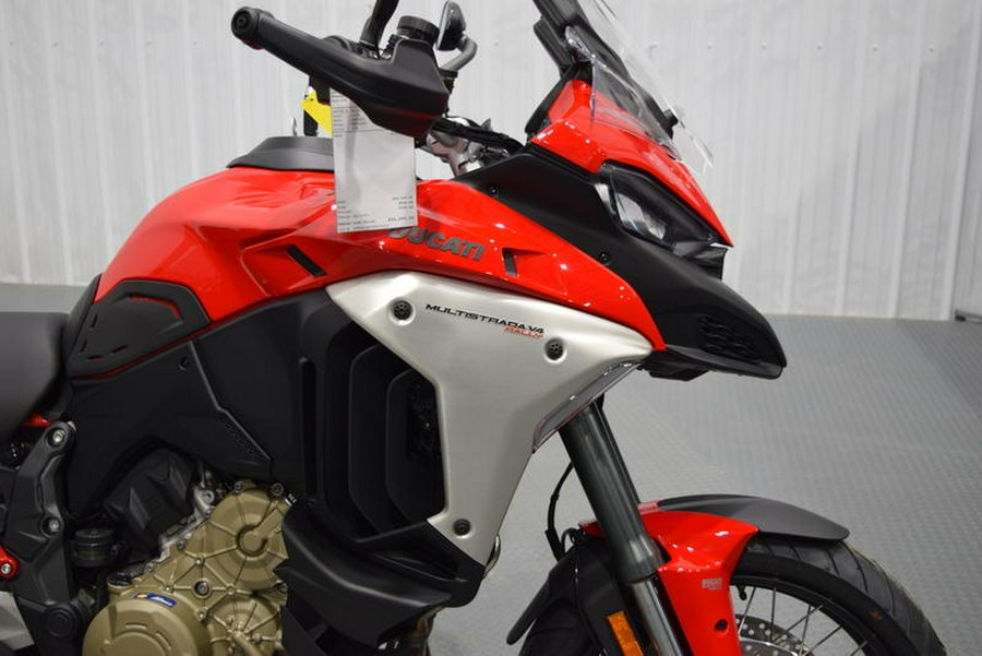 2024 Ducati Multistrada V4 Rally Travel Adventure Red