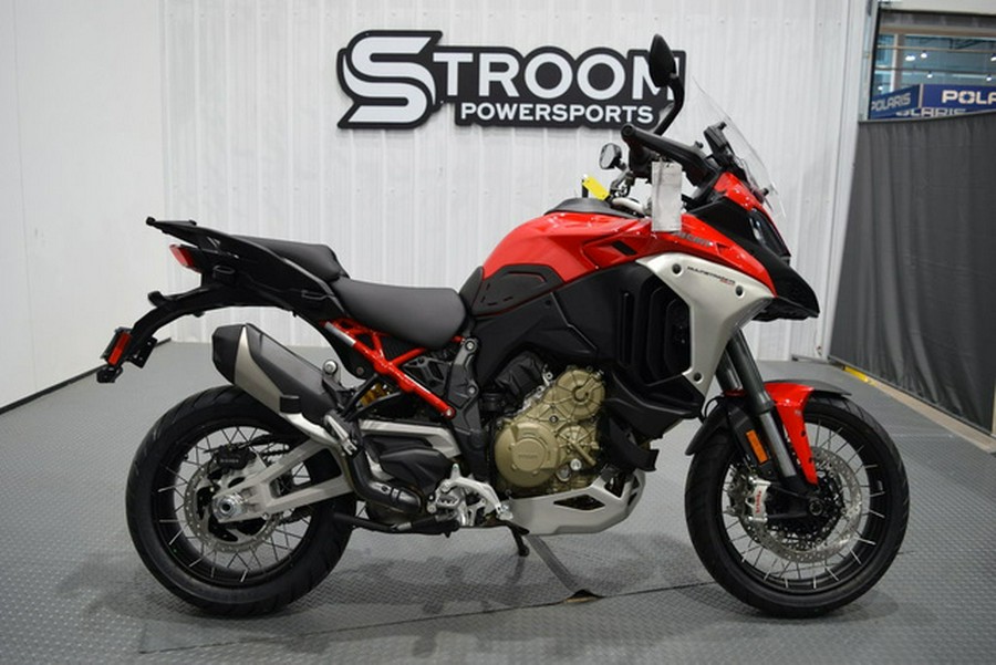 2024 Ducati Multistrada V4 Rally Travel Adventure Red