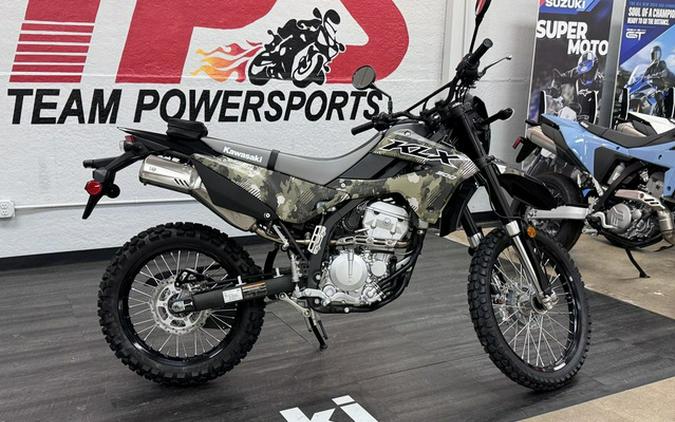 2026 Kawasaki KLX300 Cypher Camo Beige