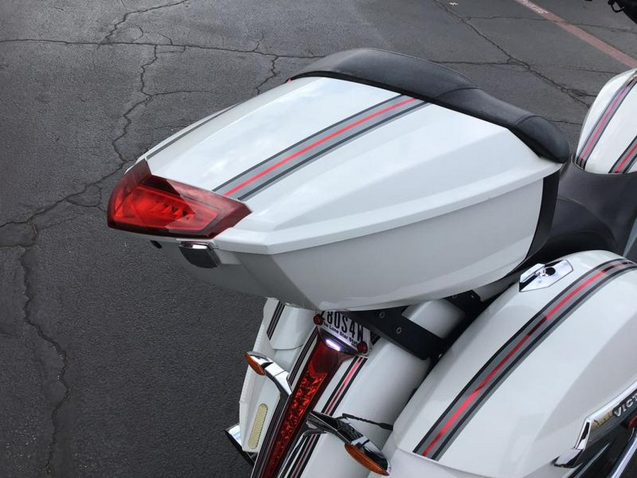 2016 Victory Motorcycles® Cross Country Tour® Two-Tone White Pearl and Gray