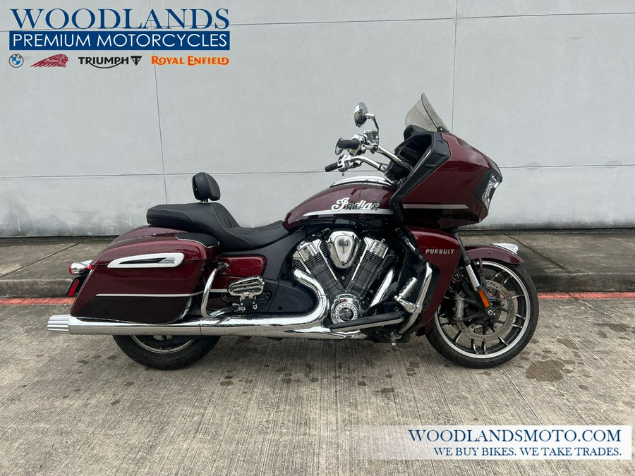 2022 Indian Motorcycle® Pursuit Limited Maroon Metallic/Crimson Metallic