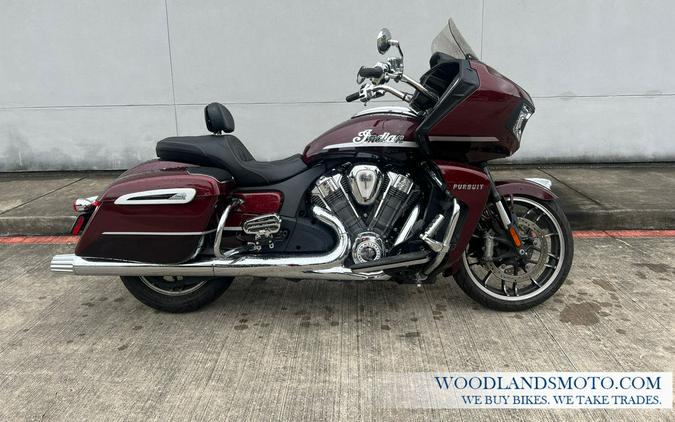 2022 Indian Motorcycle® Pursuit Limited Maroon Metallic/Crimson Metallic