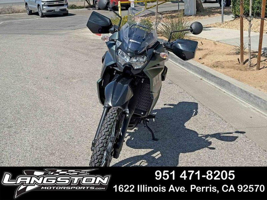 2025 Kawasaki KLR®650 Metallic Matte Old School Green