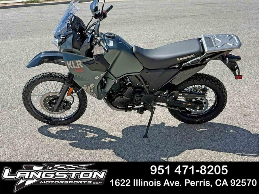 2025 Kawasaki KLR®650 Metallic Matte Old School Green