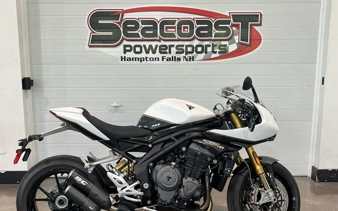 2023 Triumph Speed Triple 1200 RR Crystal White / Storm Grey