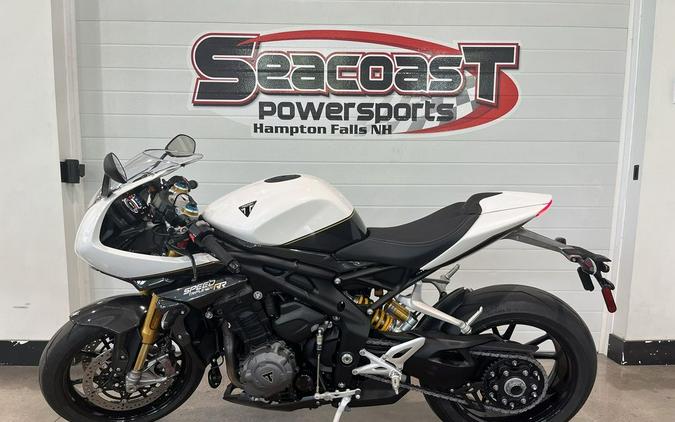 2023 Triumph Speed Triple 1200 RR Crystal White / Storm Grey