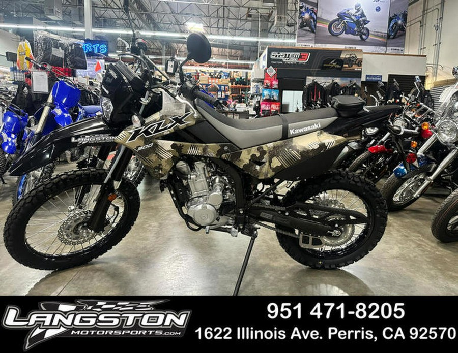 2026 Kawasaki KLX®300 Cypher Camo Beige