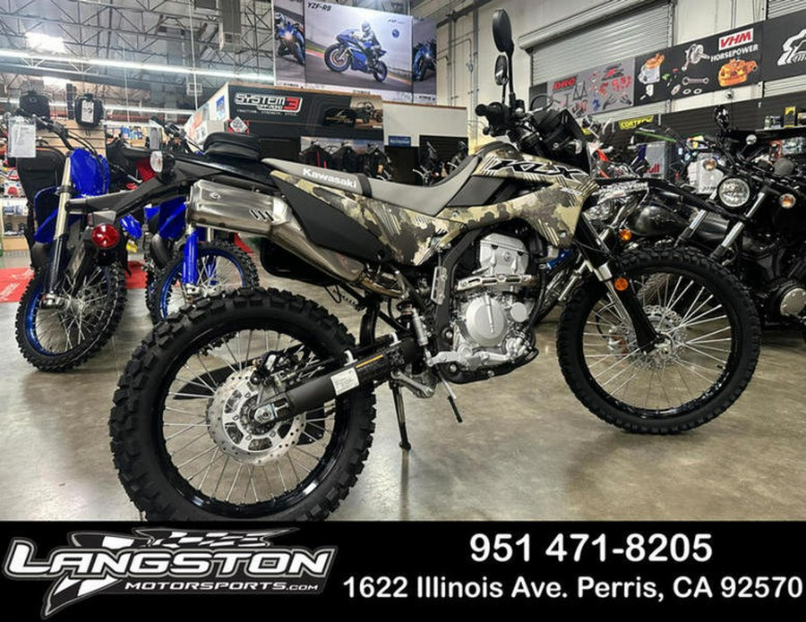 2026 Kawasaki KLX®300 Cypher Camo Beige