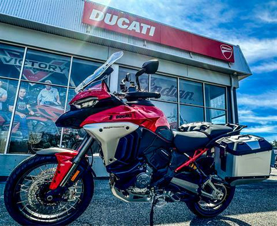 2024 Ducati Multistrada V4 Rally Adventure Travel & Radar