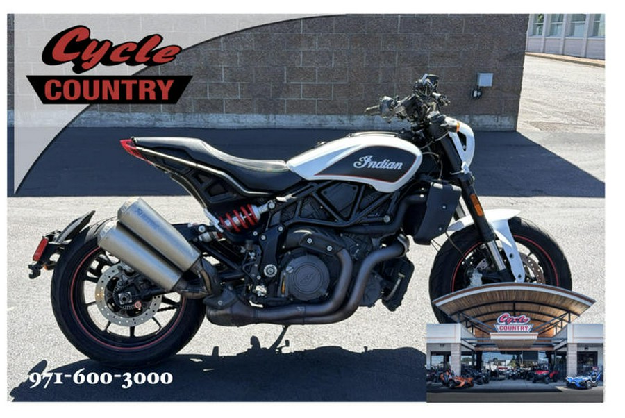 2022 Indian Motorcycle® FTR S White Smoke