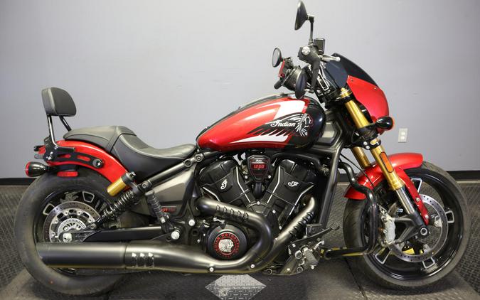 2025 Indian Motorcycle 101 Scout Sunset Red Metallic with Graphics