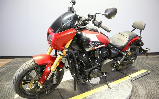 2025 Indian Motorcycle 101 Scout Sunset Red Metallic with Graphics