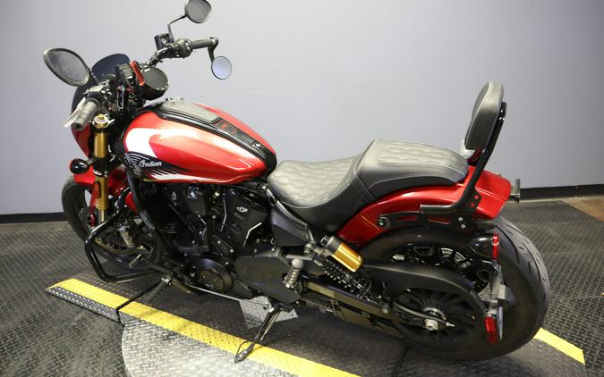 2025 Indian Motorcycle 101 Scout Sunset Red Metallic with Graphics