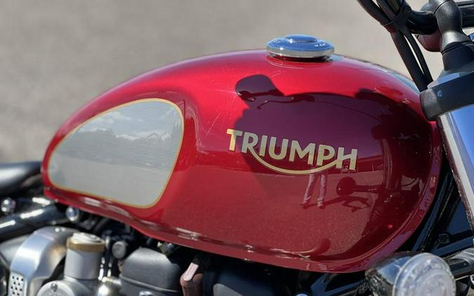 2022 Triumph Bonneville Bobber Gold Line Carnival Red/Sapphire Black