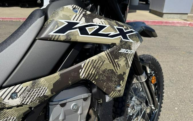 2026 Kawasaki KLX®300 Cypher Camo Beige