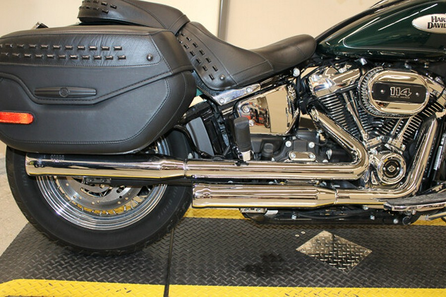 Used 2024 Harley-Davidson Heritage Classic 114 Cruiser FLHCS Motorcycle For Sale In Miami, Florida