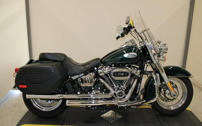 Used 2024 Harley-Davidson Heritage Classic 114 Cruiser FLHCS Motorcycle For Sale In Miami, Florida