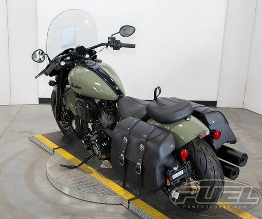 2025 Indian Super Chief Dark Horse Moss Green
