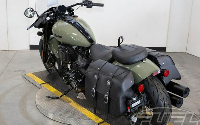 2025 Indian Super Chief Dark Horse Moss Green