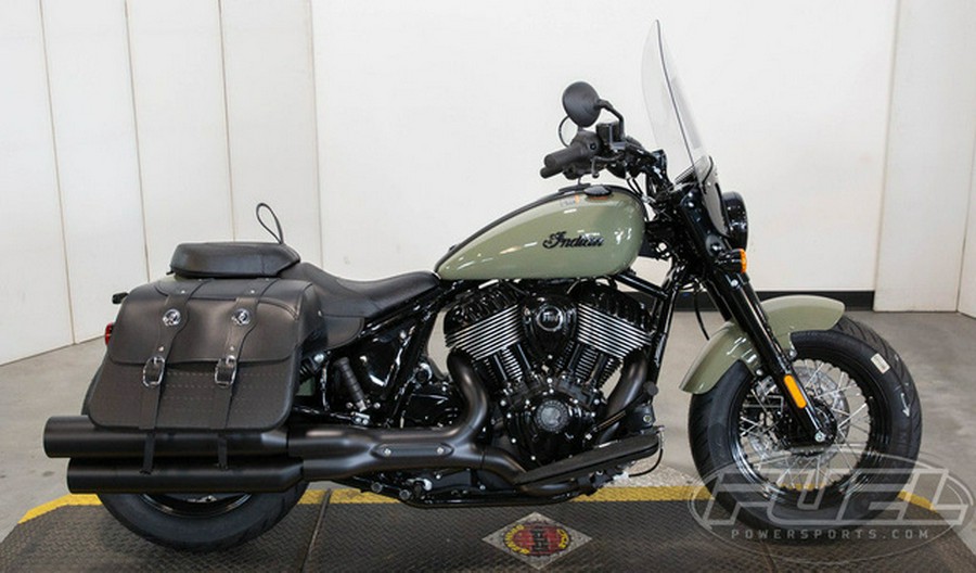 2025 Indian Super Chief Dark Horse Moss Green