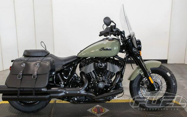2025 Indian Super Chief Dark Horse Moss Green