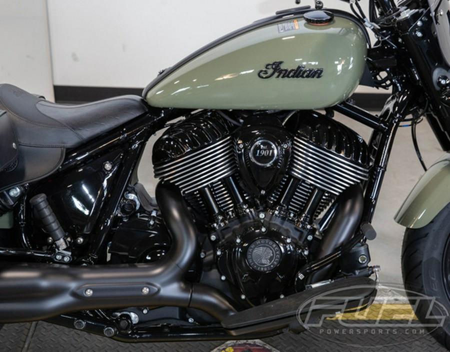 2025 Indian Super Chief Dark Horse Moss Green