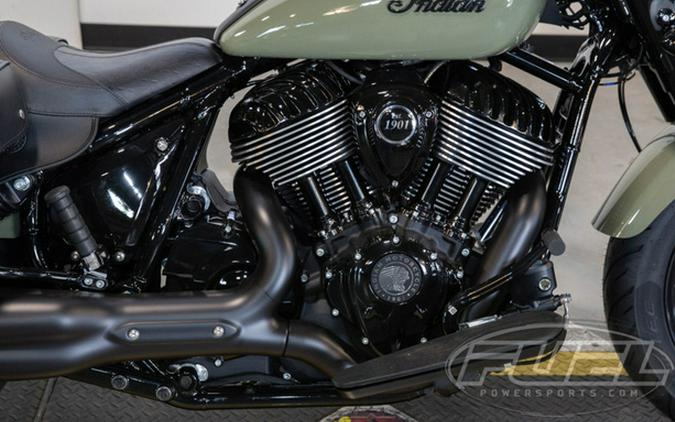 2025 Indian Super Chief Dark Horse Moss Green