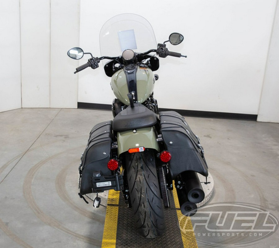 2025 Indian Super Chief Dark Horse Moss Green