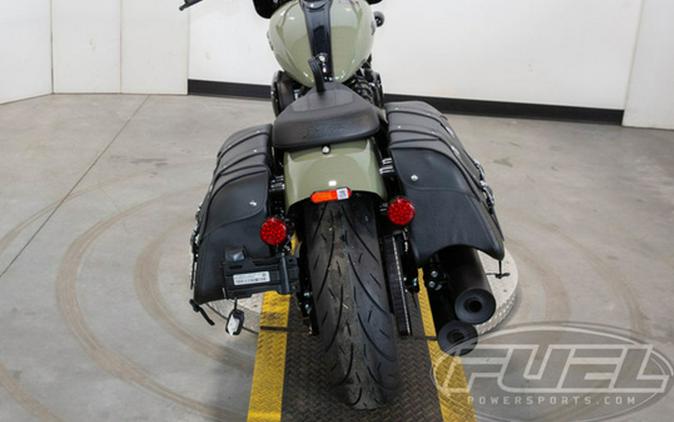 2025 Indian Super Chief Dark Horse Moss Green