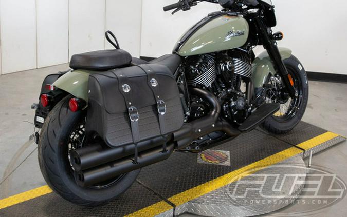 2025 Indian Super Chief Dark Horse Moss Green