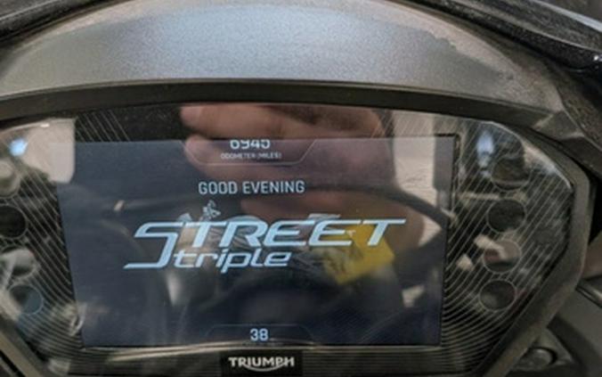 2022 Triumph Street Triple RS Silver Ice RS