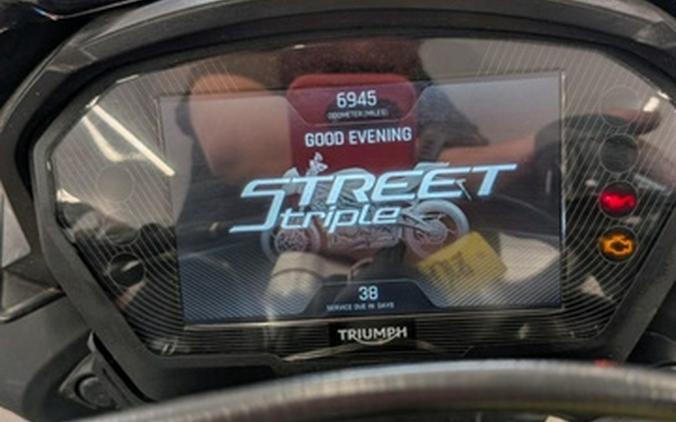 2022 Triumph Street Triple RS Silver Ice RS
