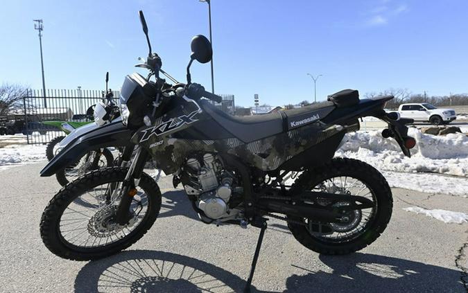 2026 Kawasaki KLX300 Cypher Camo Beige