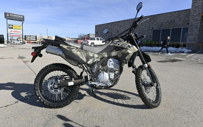 2026 Kawasaki KLX300 Cypher Camo Beige