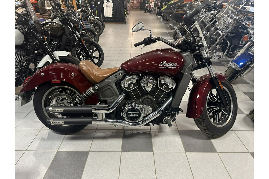 2018 Indian Motorcycle SCOUT ABS, BURGUNDY METALLIC, 49ST