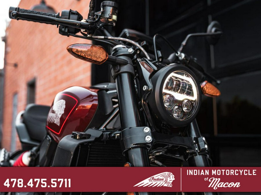 2022 Indian Motorcycle® FTR S Maroon Metallic