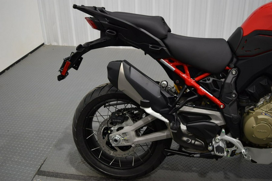 2024 Ducati Multistrada V4 Rally Travel Adventure Red