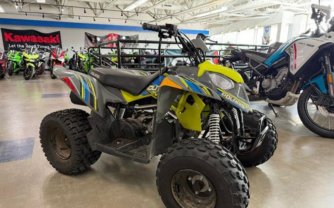2023 Polaris OUTLAW 110 EFI - AVALANCHE GRAY / LIME