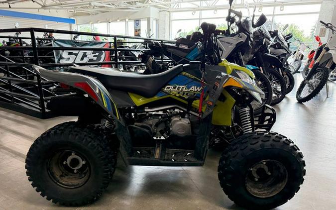 2023 Polaris OUTLAW 110 EFI - AVALANCHE GRAY / LIME