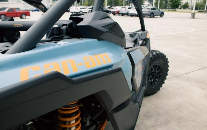 2025 Can-Am® Maverick X3 DS Turbo RR Scandi Blue & Orange Crush