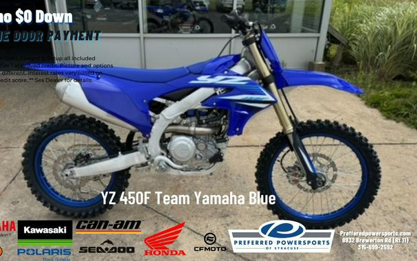 2025 Yamaha YZ 450F Team Yamaha Blue