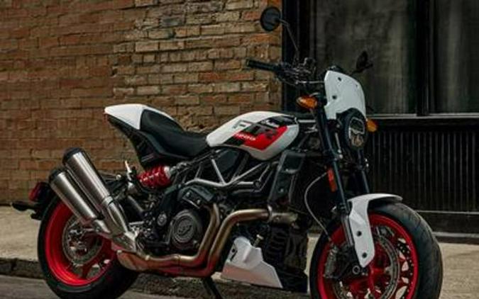 2023 Indian Motorcycle® FTR Sport White Lightning/Indy Red