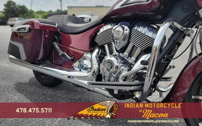 2024 Indian Motorcycle® Chieftain® Limited with Powerband Audio Package Maroon Metallic/Graphics