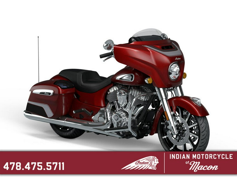 2024 Indian Motorcycle® Chieftain® Limited with Powerband Audio Package Maroon Metallic/Graphics