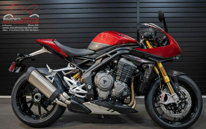 2023 Triumph Speed Triple 1200 RR Red Hopper / Storm Grey