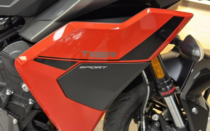 2026 Triumph Tiger Sport 660 Silver ice / Intense orange