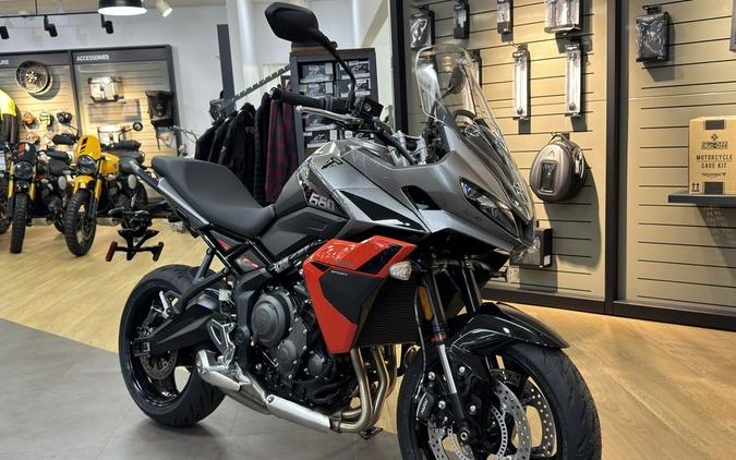 2026 Triumph Tiger Sport 660 Silver ice / Intense orange