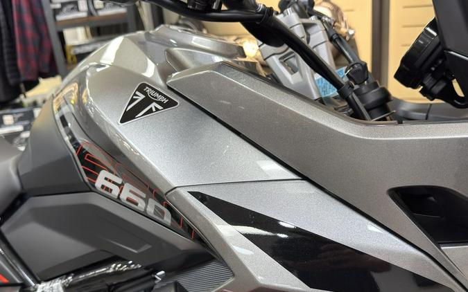 2026 Triumph Tiger Sport 660 Silver ice / Intense orange
