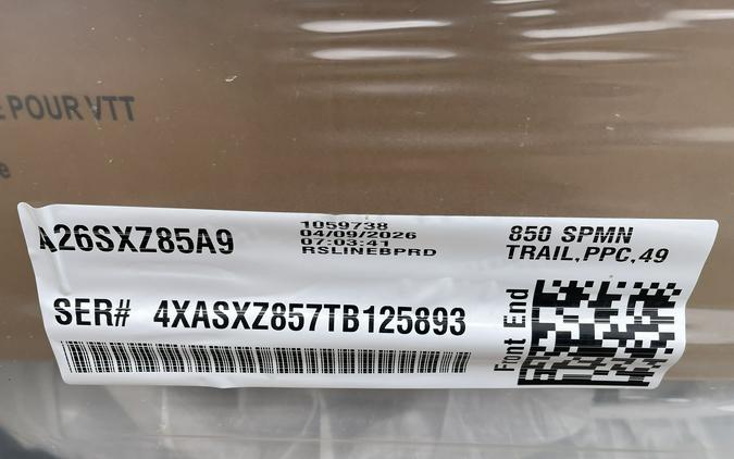 2026 Polaris Sportsman 850 Trail